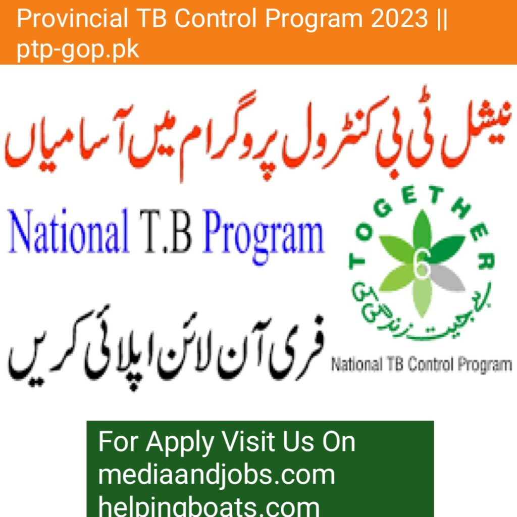 Provincial TB Control Program 2023 || ptp-gop.pk