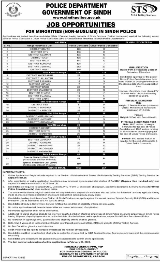 Police Department Jobs 2023