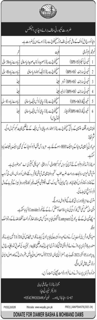 Today WAPDA Jobs 2023 | Latest Advertisement Apply Online