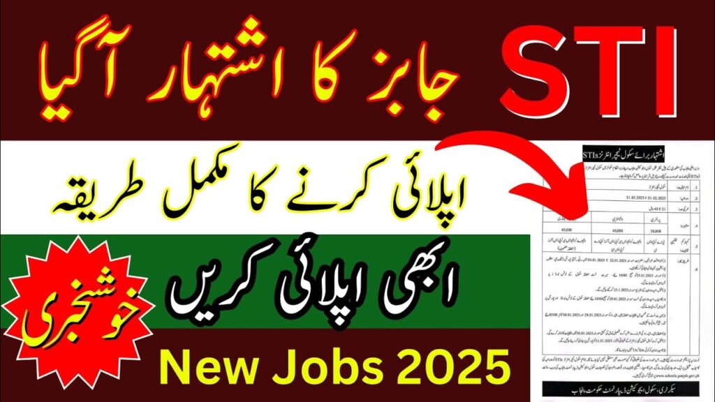STIs Jobs November 2025 - Apply Online