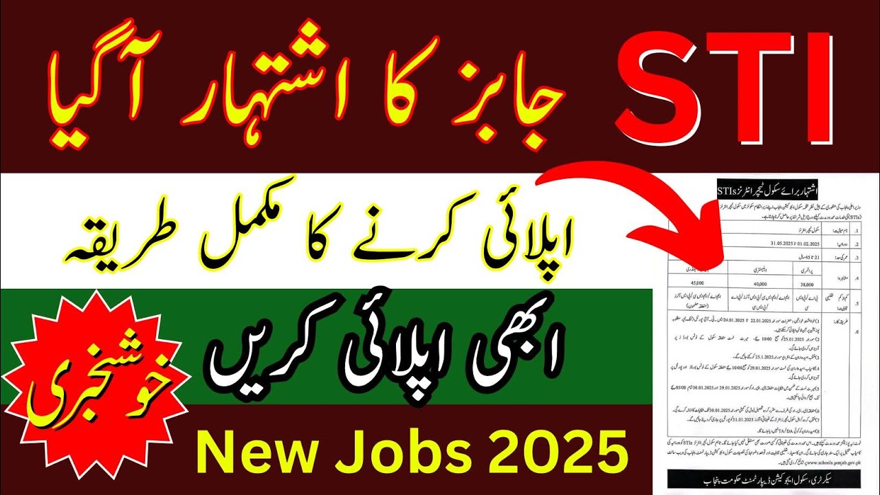 STIs Jobs November 2025 - Apply Online