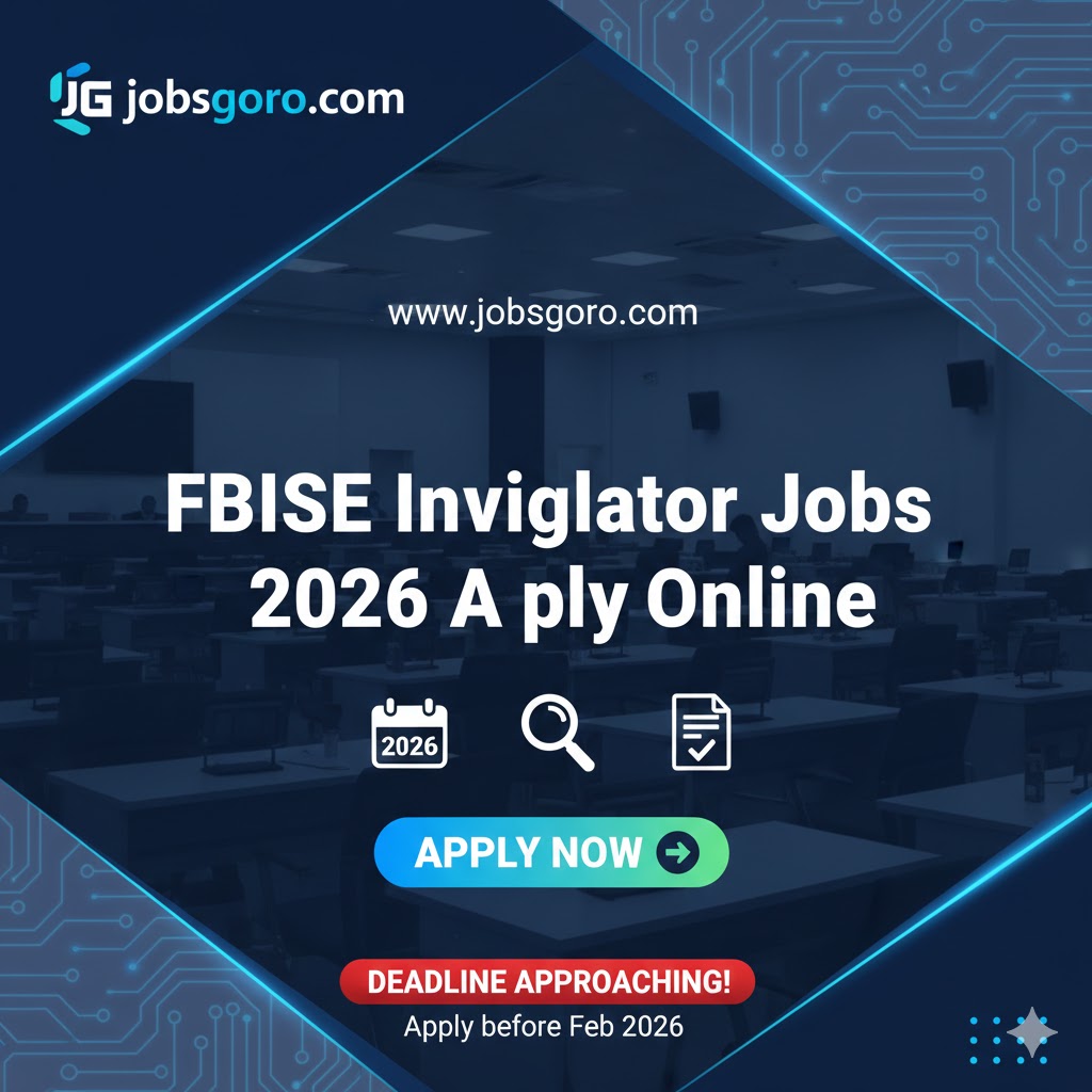 FBISE Invigilator Jobs 2026 Apply Online
