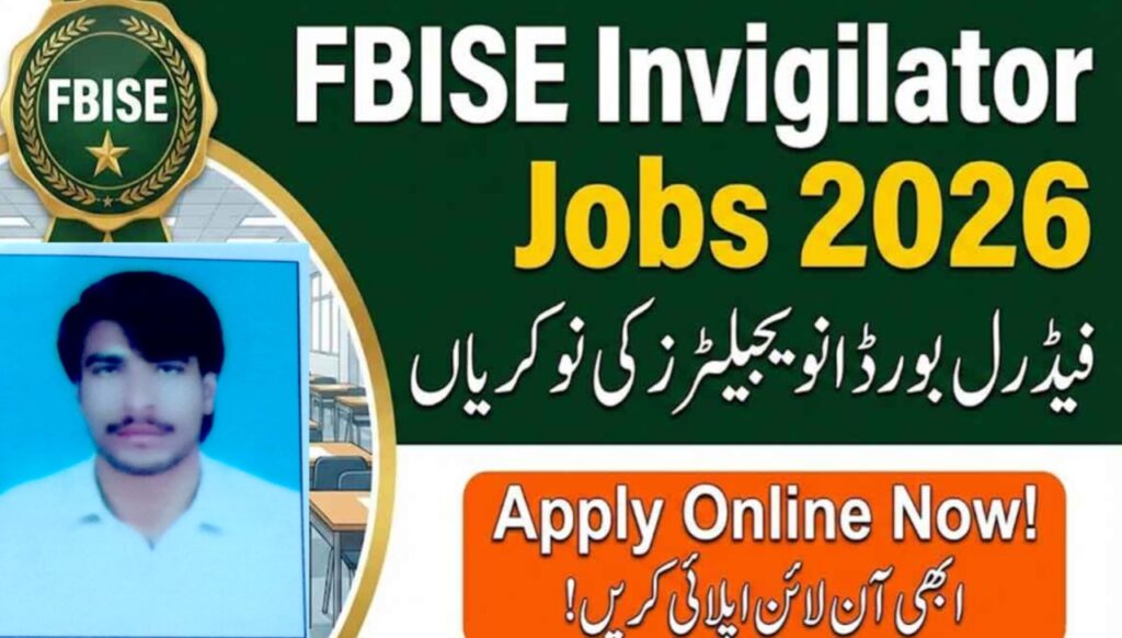 FBISE Invigilator Jobs 2026 Apply Online
