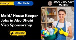 HouseKeeper Jobs in Abu Dhabi with Visa Sponsorship 2026
