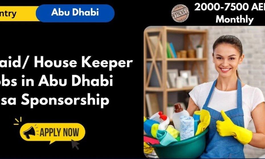 HouseKeeper Jobs in Abu Dhabi with Visa Sponsorship 2026